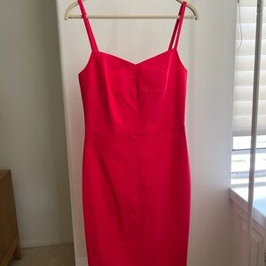 Banana Republic Women’s Pink Sheath Bodycon Dress with Spaghetti Strap sz2